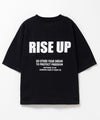 T-GRAPHICS 切替5分袖ビッグTシャツ キッズ ネコポス 対応商品