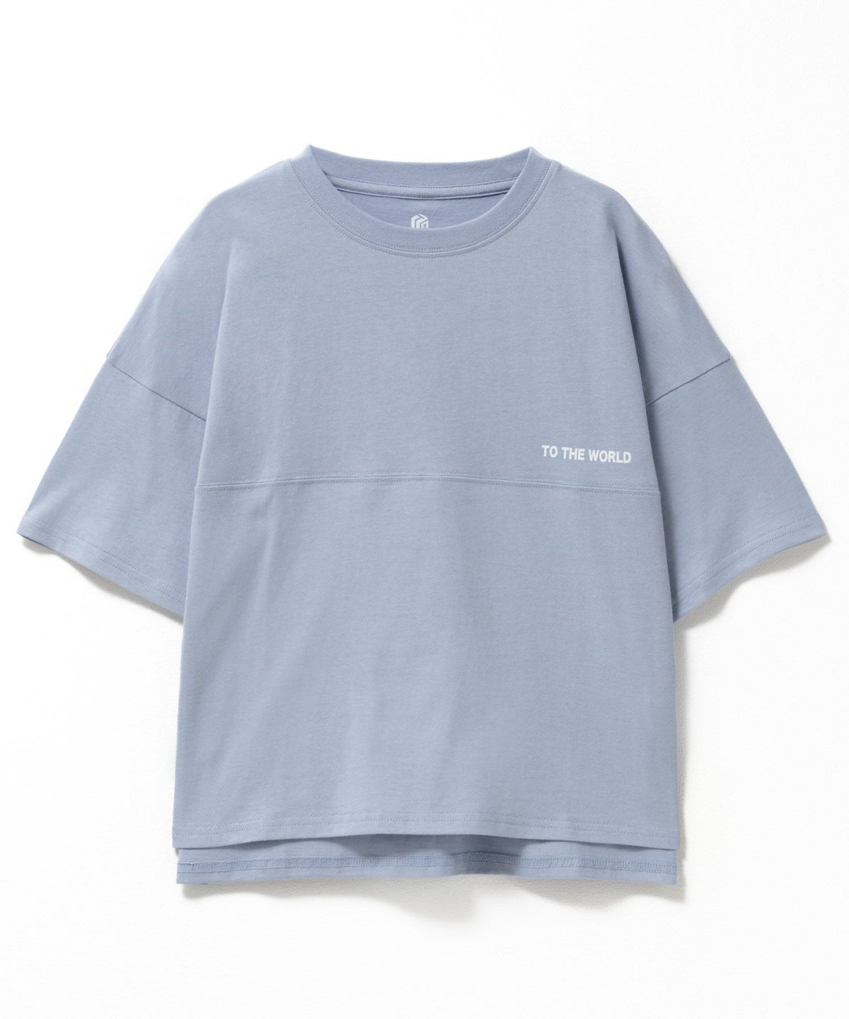 T-GRAPHICS 切替5分袖ビッグTシャツ キッズ ネコポス 対応商品