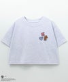 Tom and Jerry ショート丈胸刺繍Tシャツ キッズ メール便 対応商品商品サムネイル-1