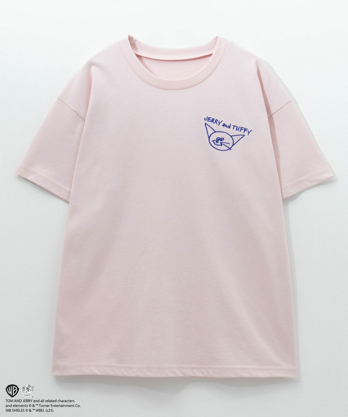 Tom and Jerry 胸刺繍ビッグTシャツ キッズ ネコポス 対応商品