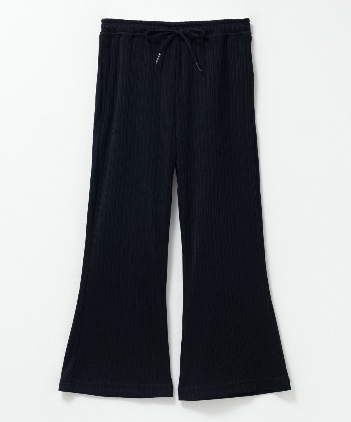 NAVY リブワイドフレアパンツ キッズ