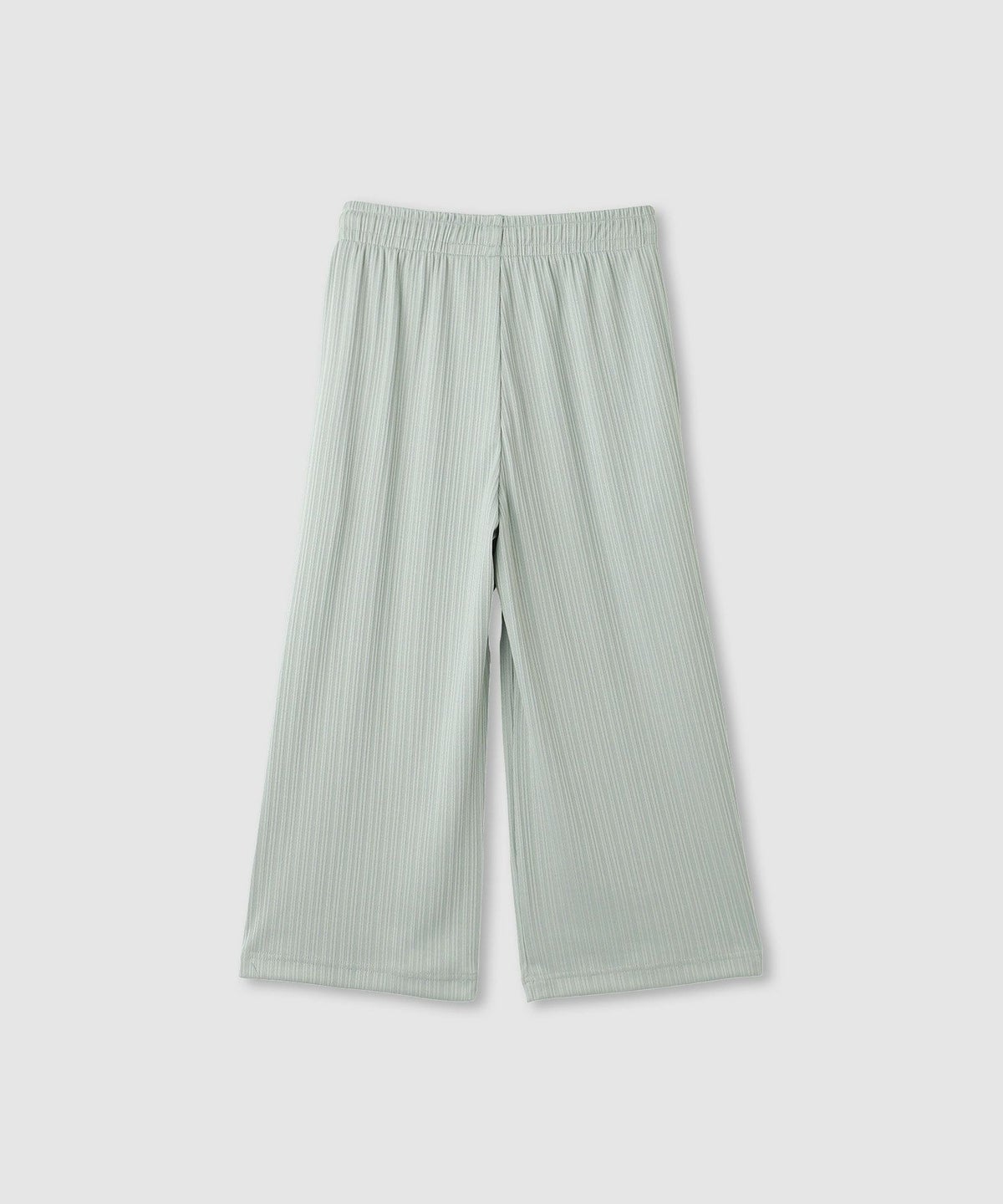 NAVY リブワイドパンツ キッズ