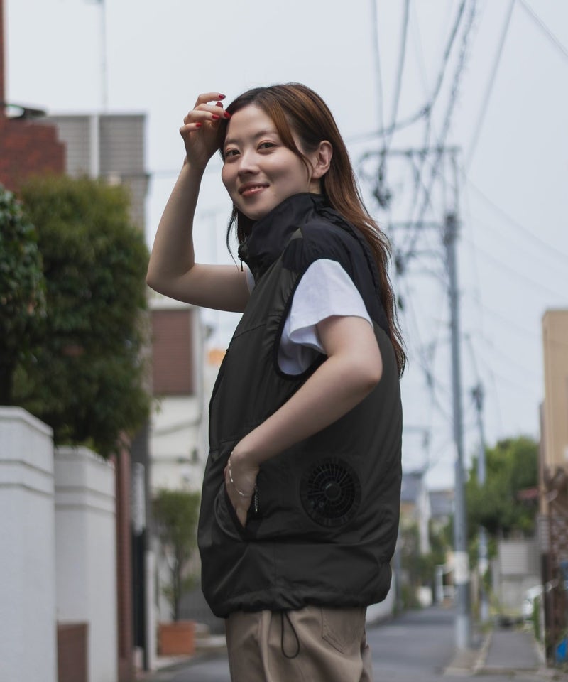 NAVY 空調風神服(R)×EXFROZEN ファン付きベスト メンズ商品画像-19