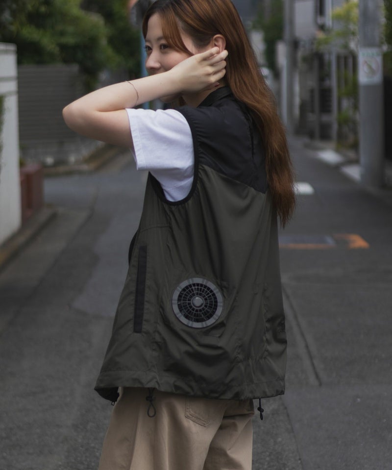 NAVY  空調風神服(R)×EXFROZEN ファン付きベスト メンズ商品画像-20