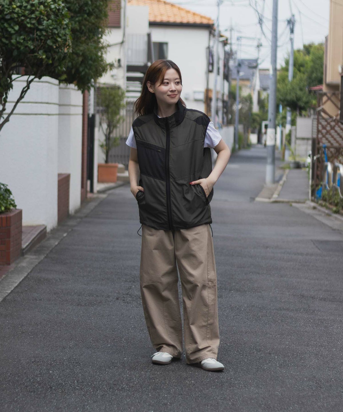 NAVY 空調風神服×EXFROZEN ファン付きベスト メンズ