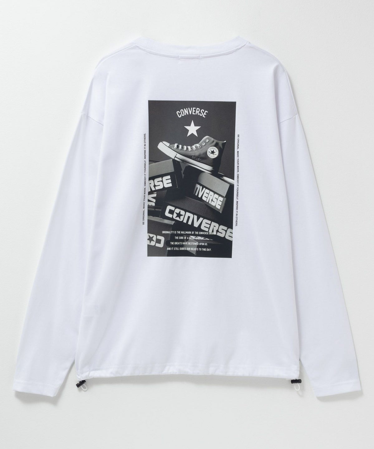 CONVERSE レトロポスター長袖Tシャツ メンズ