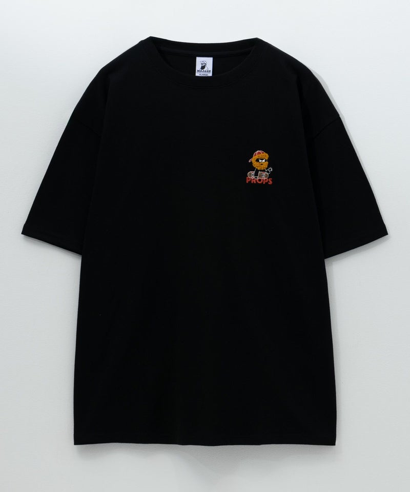 ひげサガラ刺繍ワンポイントTシャツ メンズ メール便 対応商品商品画像-3