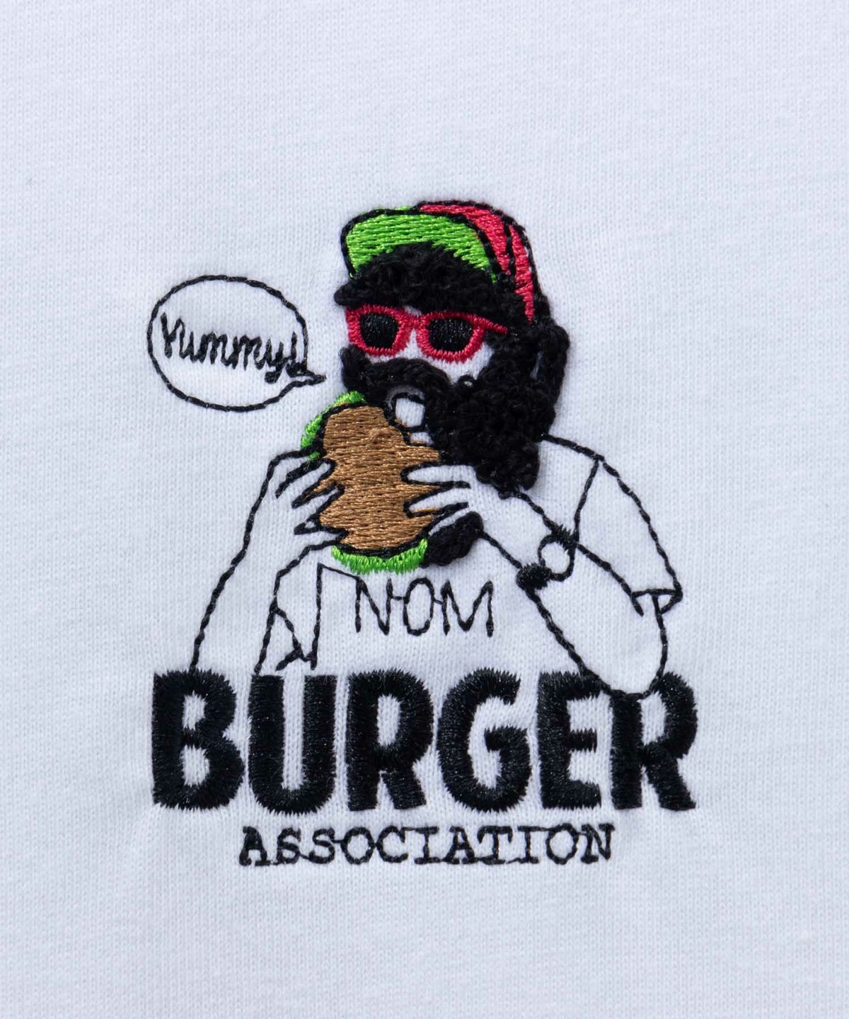 ひげサガラ刺繍ワンポイントTシャツ メンズ ネコポス 対応商品