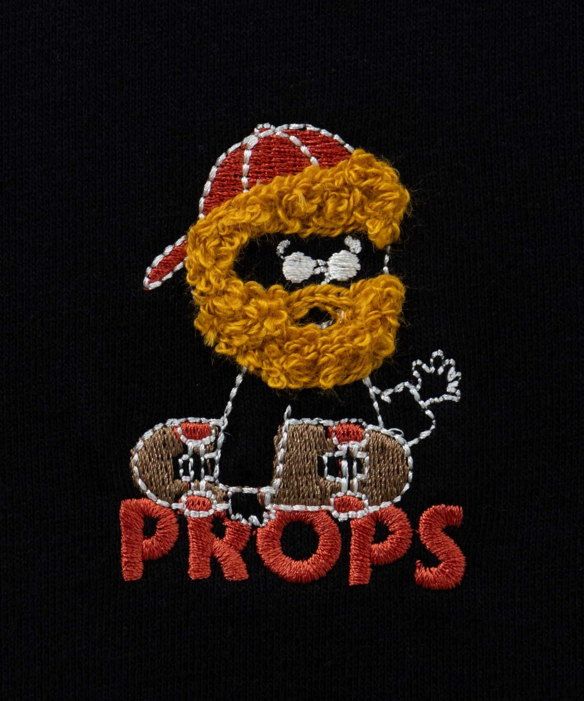 ひげサガラ刺繍ワンポイントTシャツ メンズ ネコポス 対応商品