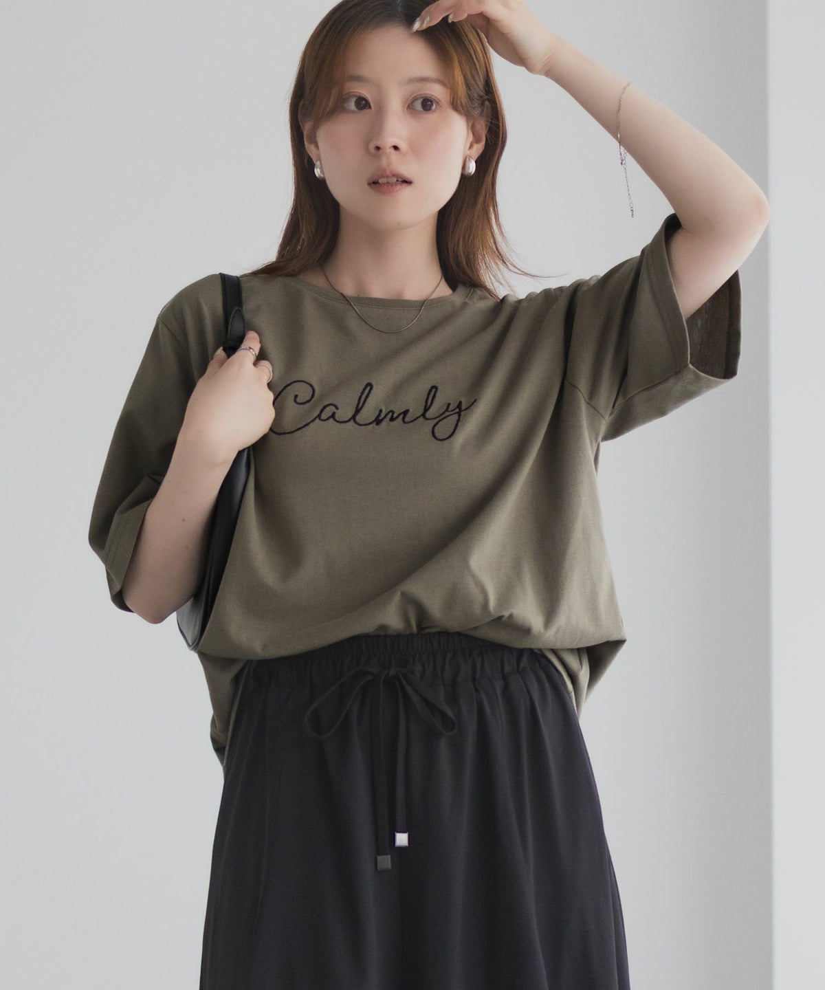 T-GRAPHICS メッセージ刺繍Tシャツ レディース ネコポス 対応商品