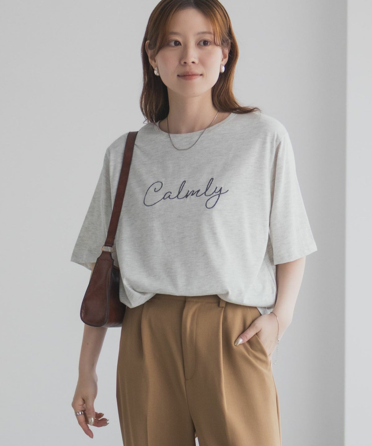 T-GRAPHICS メッセージ刺繍Tシャツ レディース ネコポス 対応商品