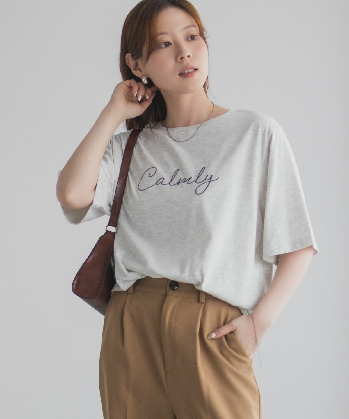T-GRAPHICS メッセージ刺繍Tシャツ レディース ネコポス 対応商品