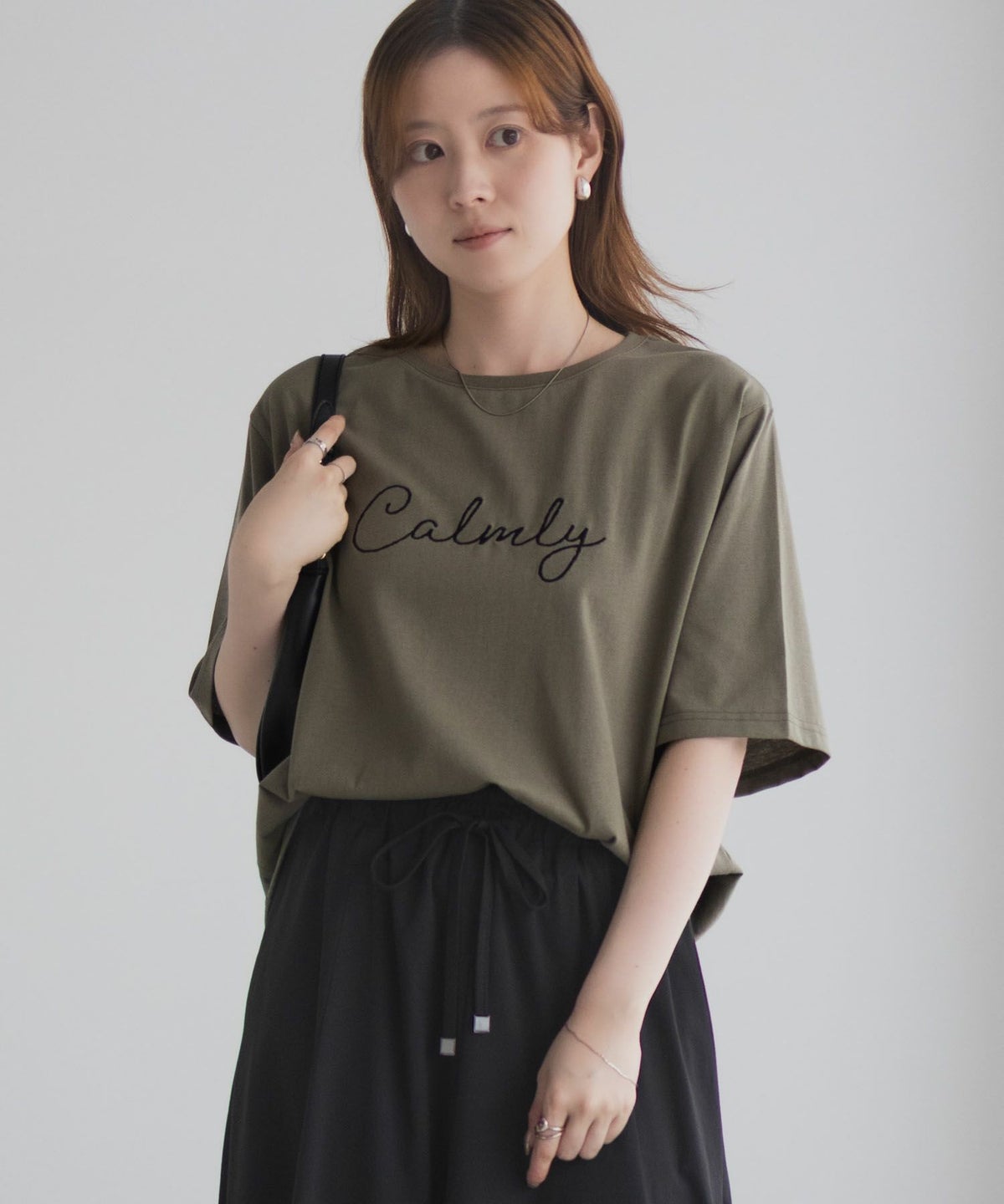 T-GRAPHICS メッセージ刺繍Tシャツ レディース ネコポス 対応商品