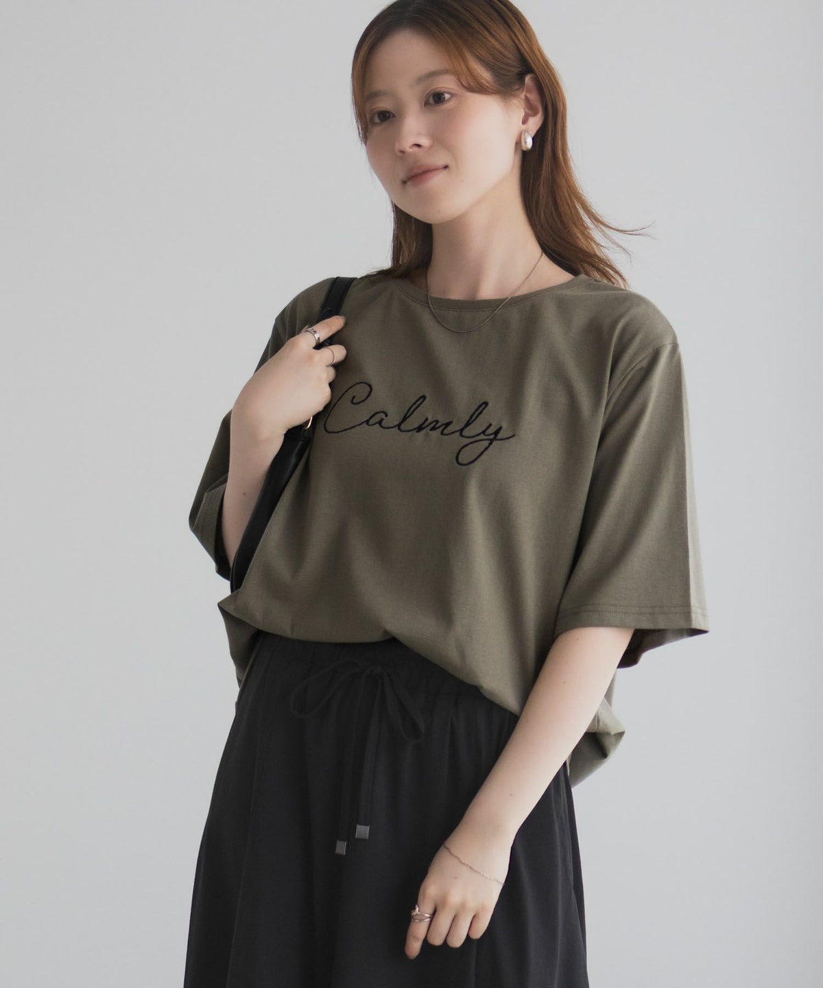 T-GRAPHICS メッセージ刺繍Tシャツ レディース ネコポス 対応商品