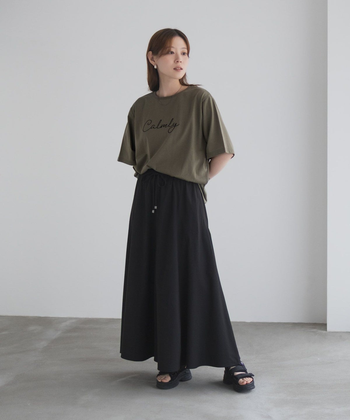 T-GRAPHICS メッセージ刺繍Tシャツ レディース ネコポス 対応商品