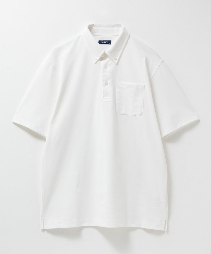 NAVY 鹿の子ボタンダウンポロシャツ メンズ商品画像-1