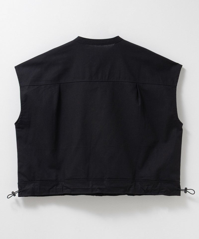 Idnes リネンライクノーカラージャケット レディース商品画像-18