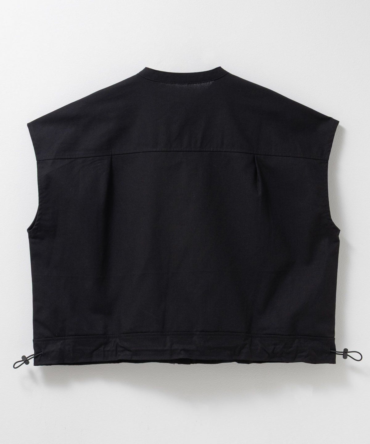 Idnes リネンライクノーカラージャケット レディース