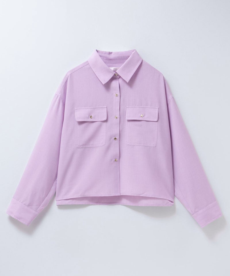 Idnes リネンライクコンパクトシャツ レディース商品画像-28