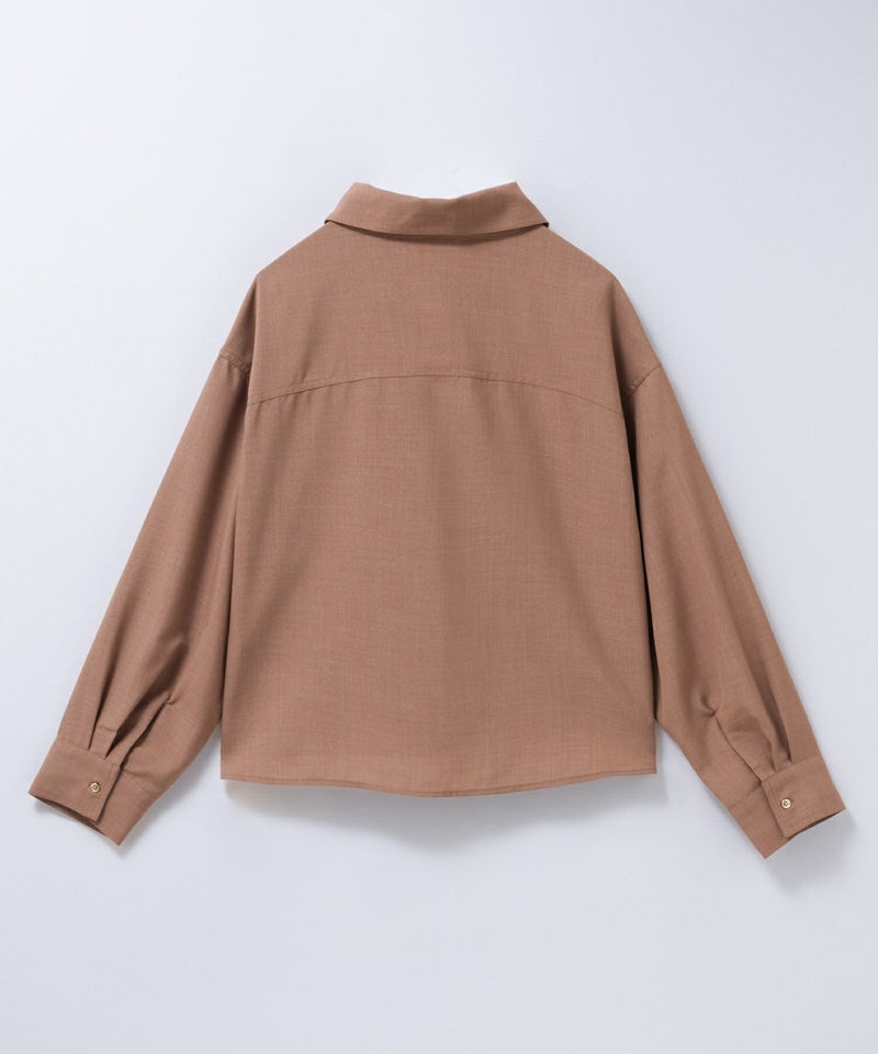 Idnes リネンライクコンパクトシャツ レディース商品画像-33