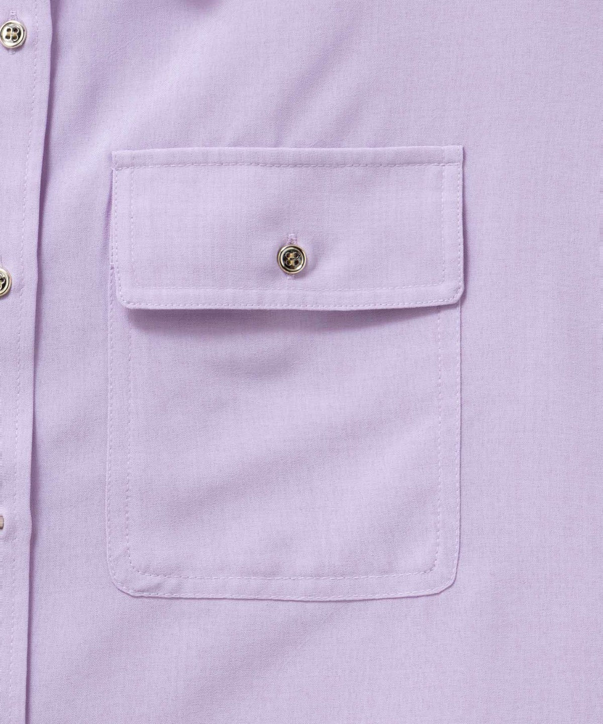 Idnes リネンライクコンパクトシャツ レディース