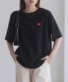 T-GRAPHICS ハート刺繍Tシャツ レディース メール便 対応商品商品サムネイル-2