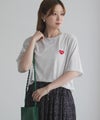 T-GRAPHICS  ハート刺繍Tシャツ レディース メール便 対応商品商品サムネイル-7