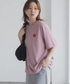 T-GRAPHICS  ハート刺繍Tシャツ レディース メール便 対応商品商品サムネイル-19