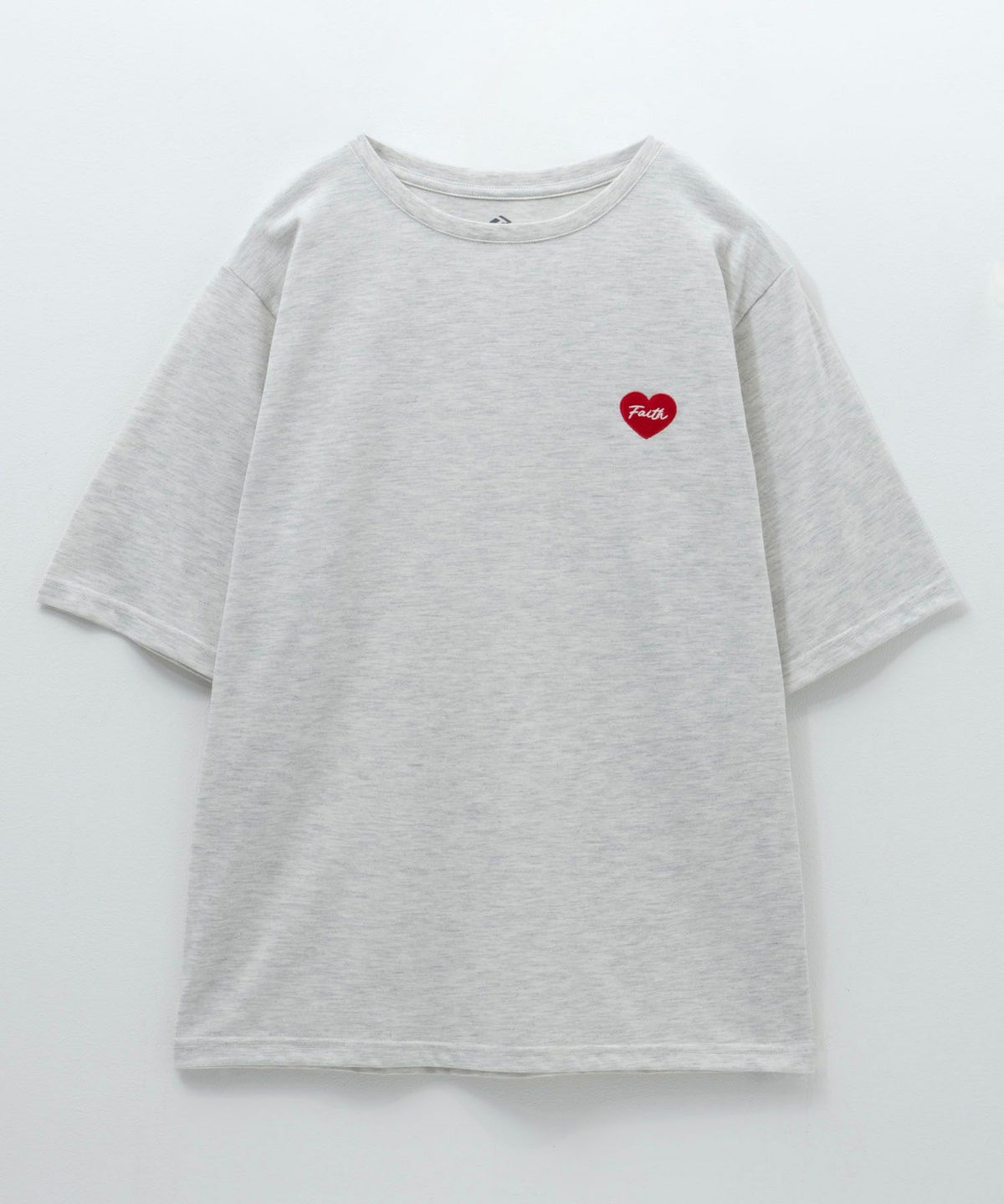 T-GRAPHICS ハート刺繍Tシャツ レディース ネコポス 対応商品