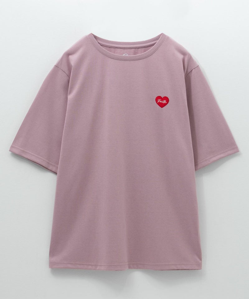 T-GRAPHICS  ハート刺繍Tシャツ レディース メール便 対応商品商品画像-25