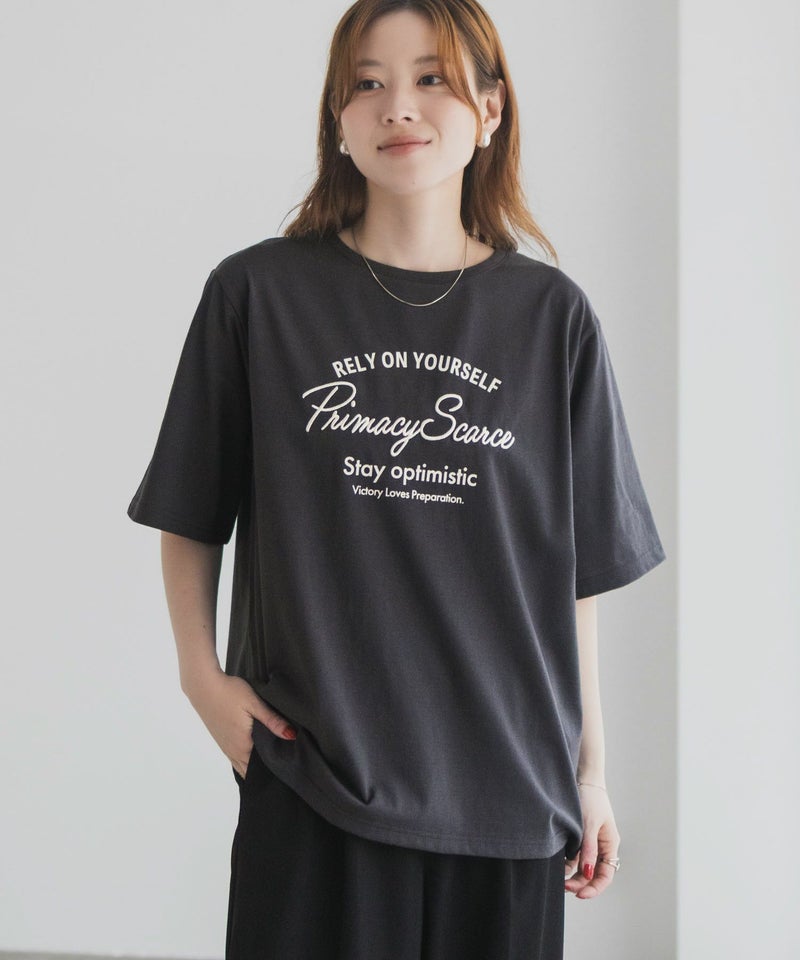 T-GRAPHICS  メッセージ刺繍Tシャツ レディース メール便 対応商品商品画像-11
