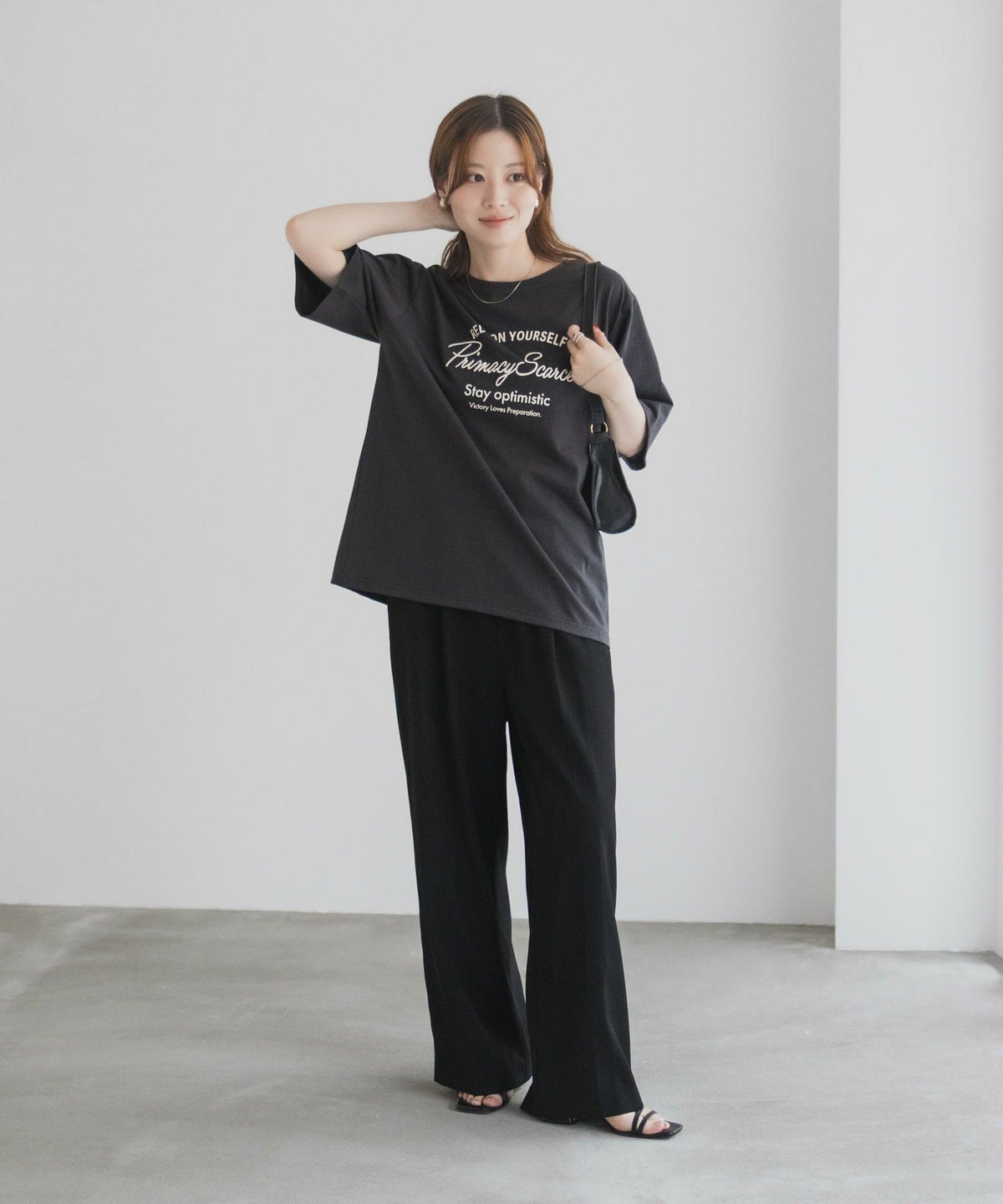 T-GRAPHICS メッセージ刺繍Tシャツ レディース ネコポス 対応商品