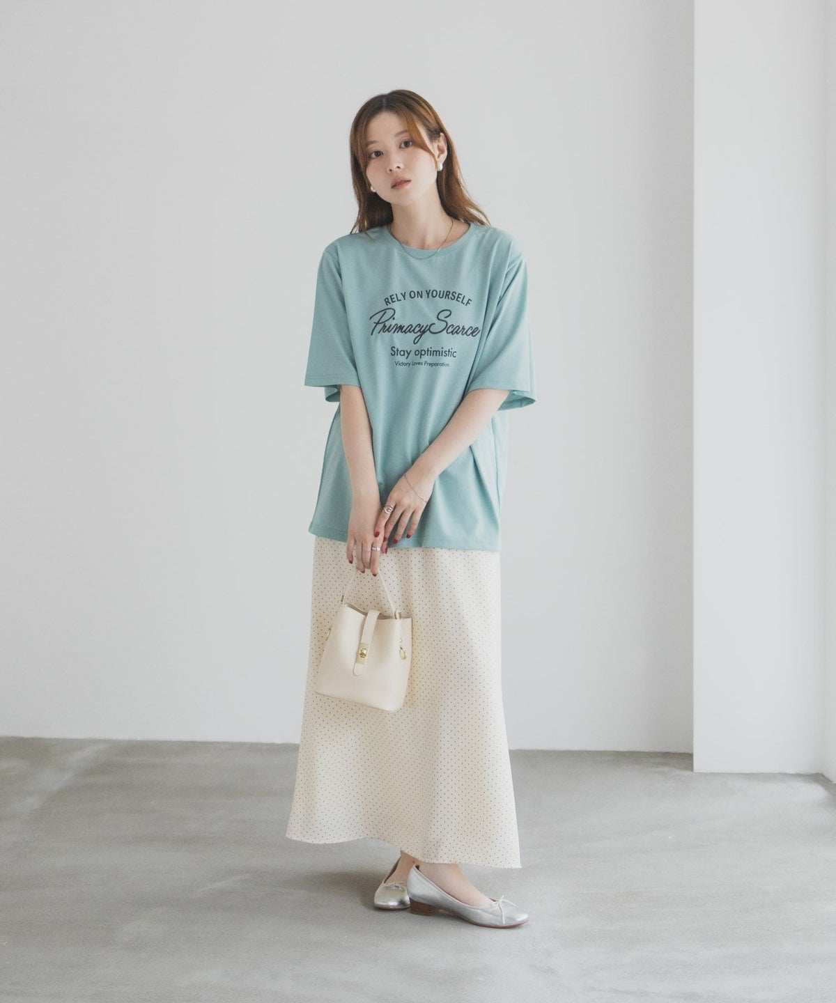 T-GRAPHICS メッセージ刺繍Tシャツ レディース ネコポス 対応商品