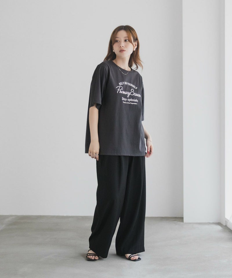 T-GRAPHICS  メッセージ刺繍Tシャツ レディース メール便 対応商品商品画像-31