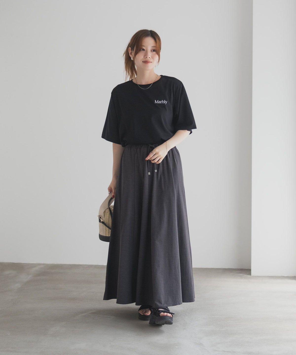 T-GRAPHICS フラワープリントTシャツ レディース ネコポス 対応商品