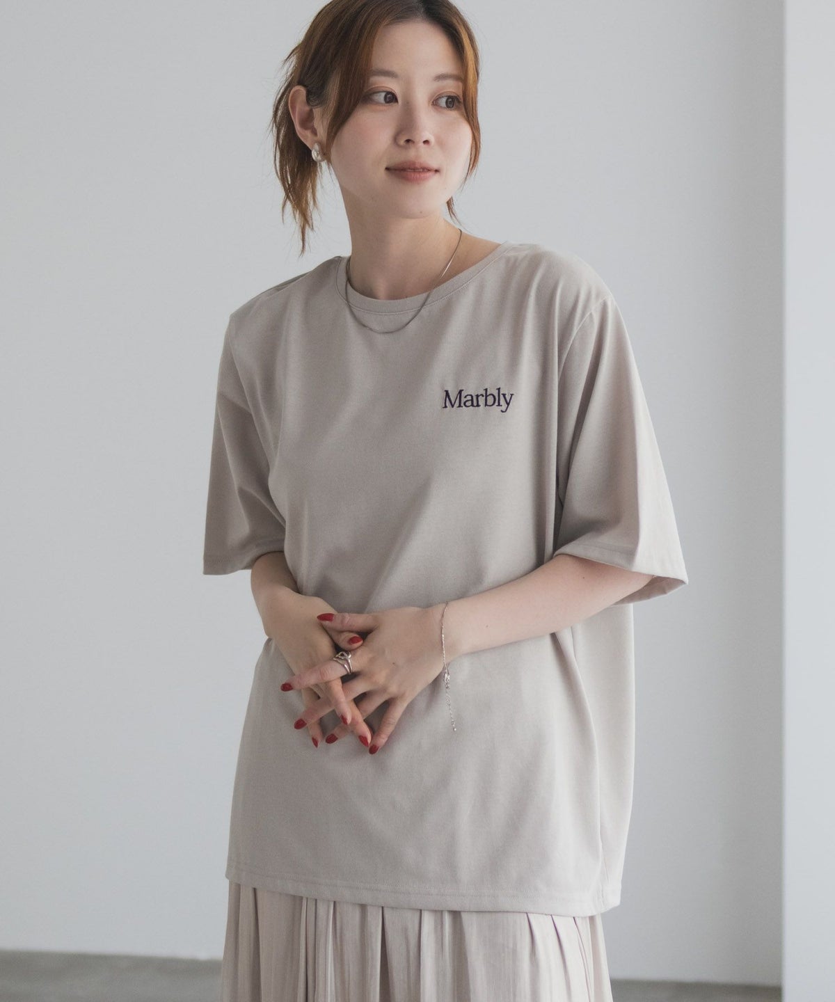 T-GRAPHICS フラワープリントTシャツ レディース ネコポス 対応商品