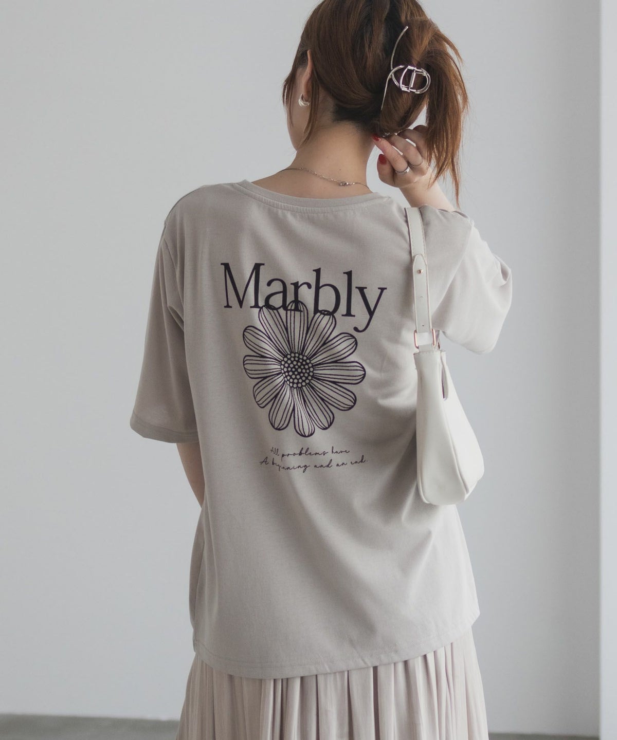 T-GRAPHICS フラワープリントTシャツ レディース ネコポス 対応商品