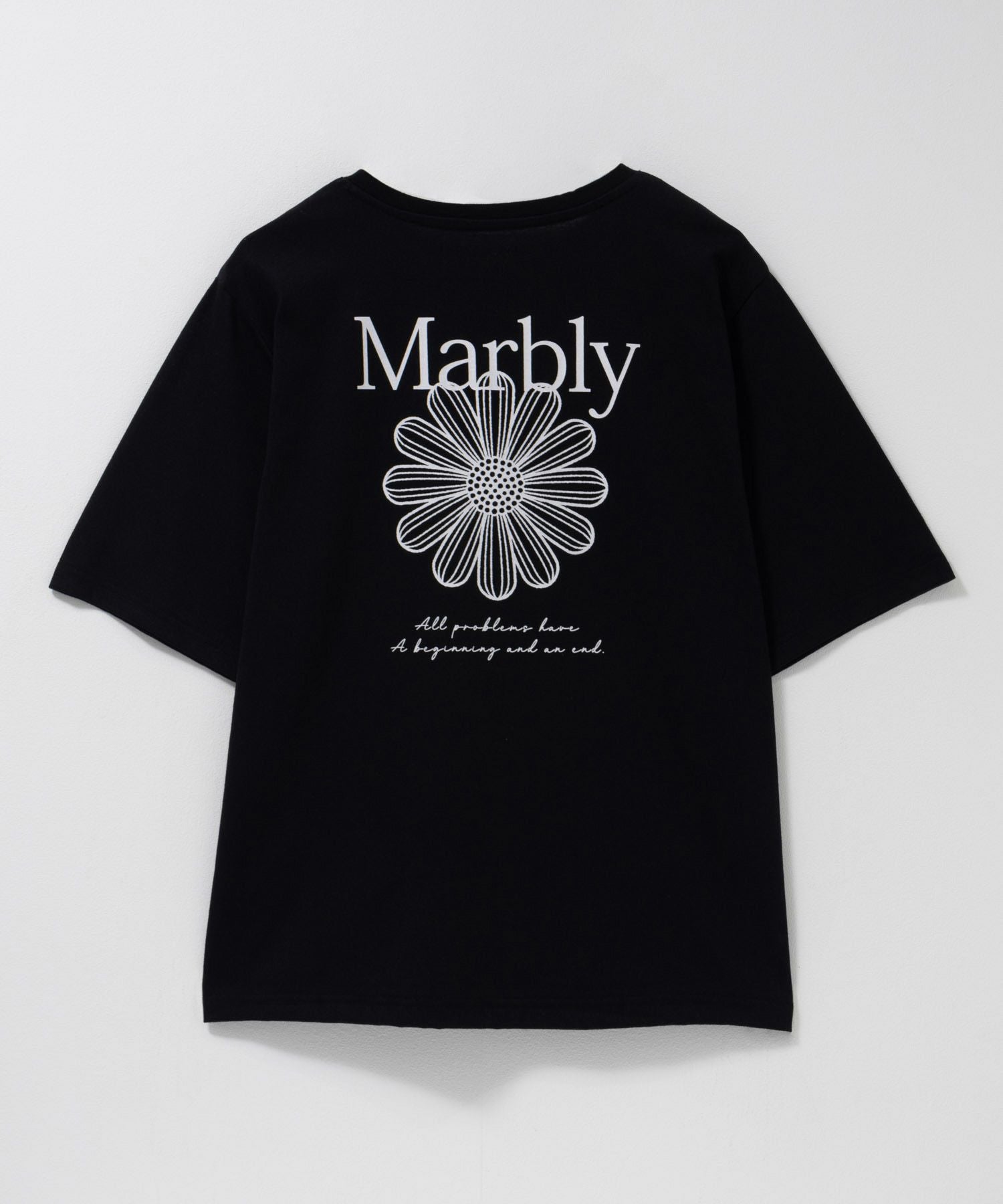 T-GRAPHICS フラワープリントTシャツ レディース