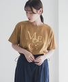 Idnes MERCI箔プリントTシャツ レディース メール便 対応商品商品サムネイル-5