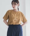 Idnes MERCI箔プリントTシャツ レディース メール便 対応商品商品サムネイル-7
