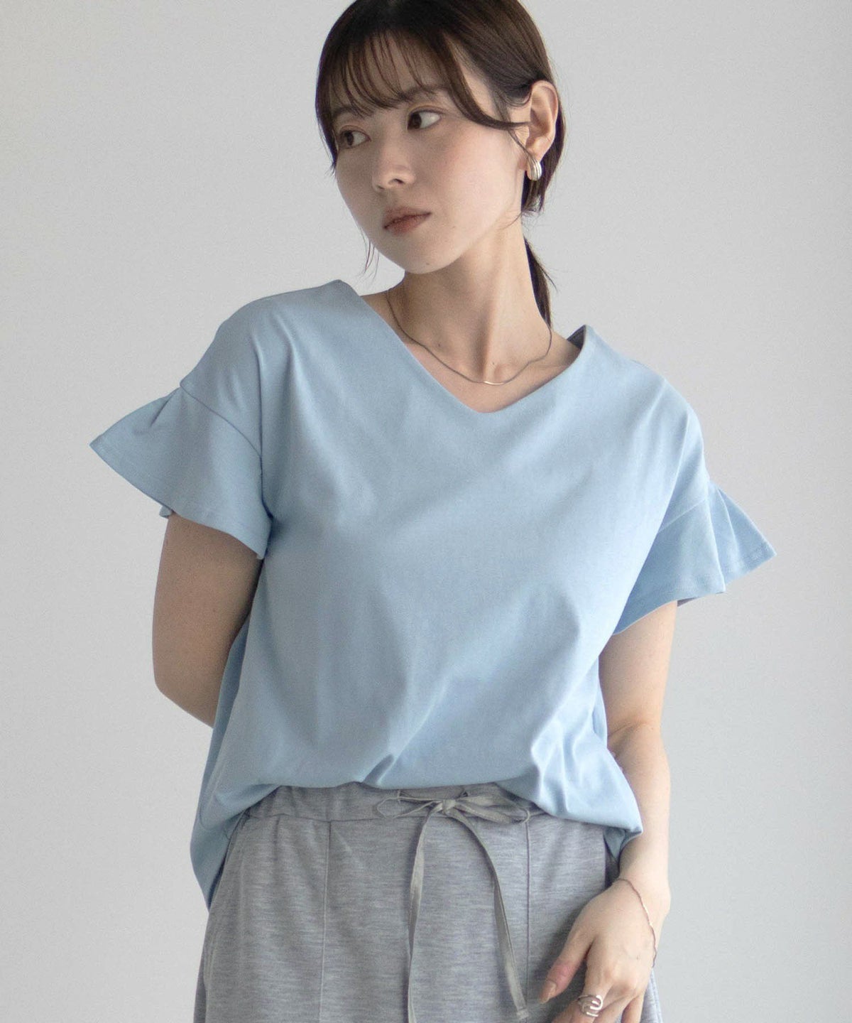 Idnes スリーブデザインTシャツ レディース ネコポス 対応商品