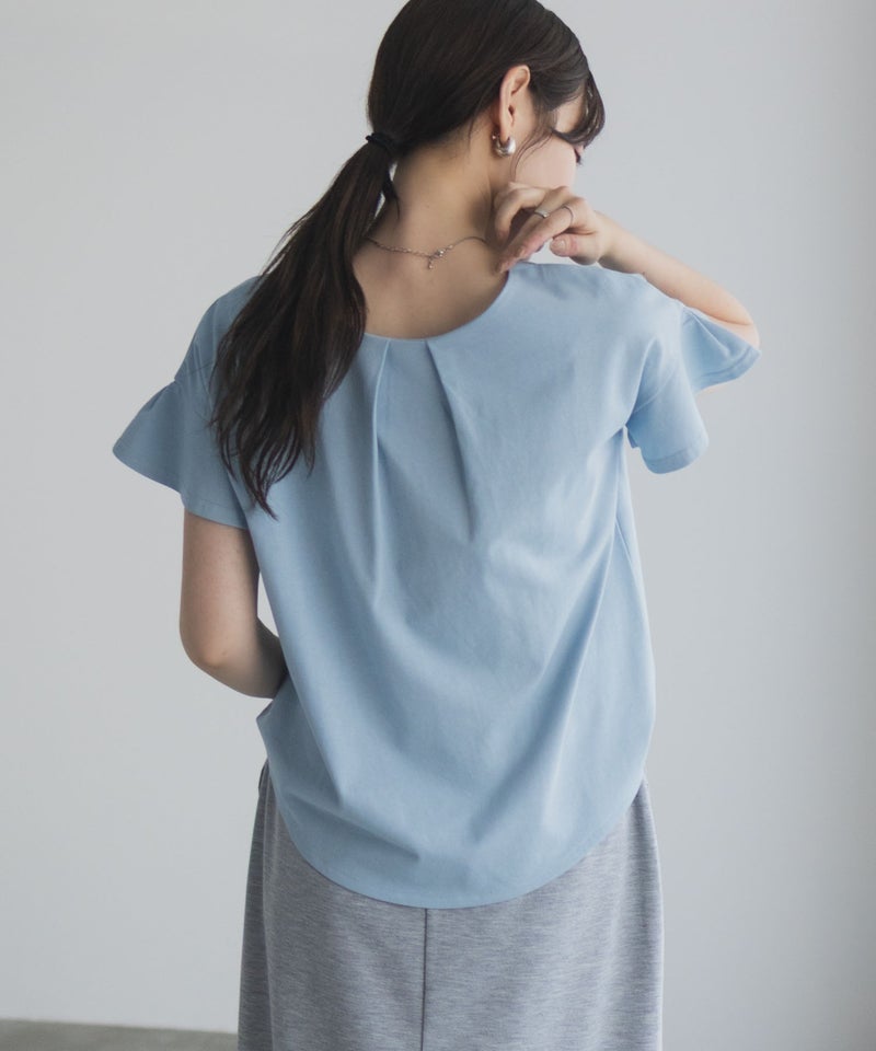 Idnes スリーブデザインTシャツ レディース メール便 対応商品商品画像-11