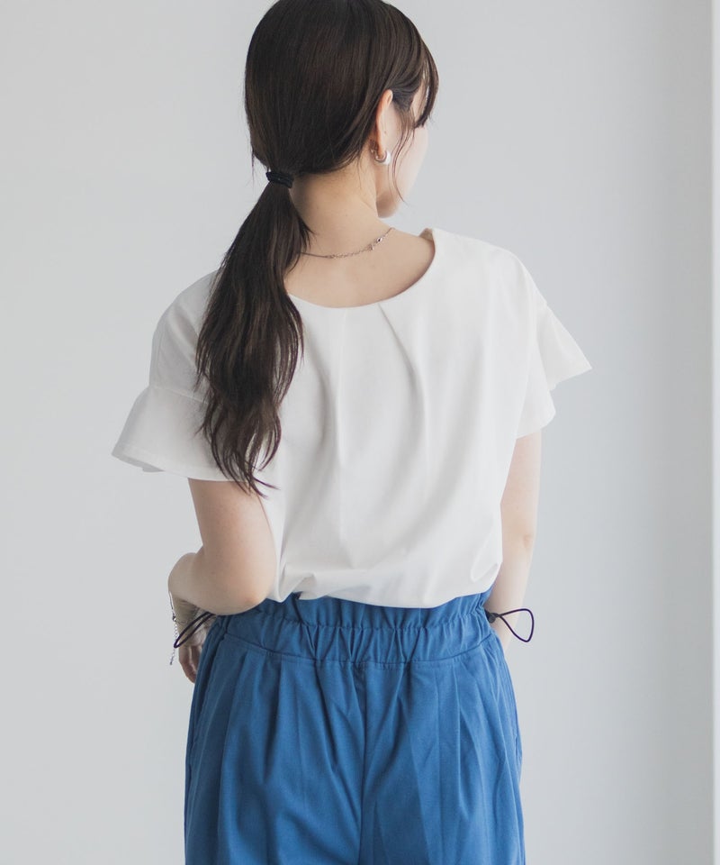 Idnes スリーブデザインTシャツ レディース メール便 対応商品商品画像-18