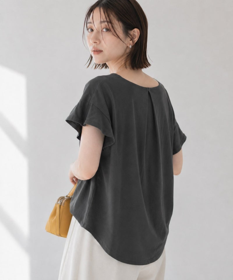 Idnes スリーブデザインTシャツ レディース メール便 対応商品商品画像-20