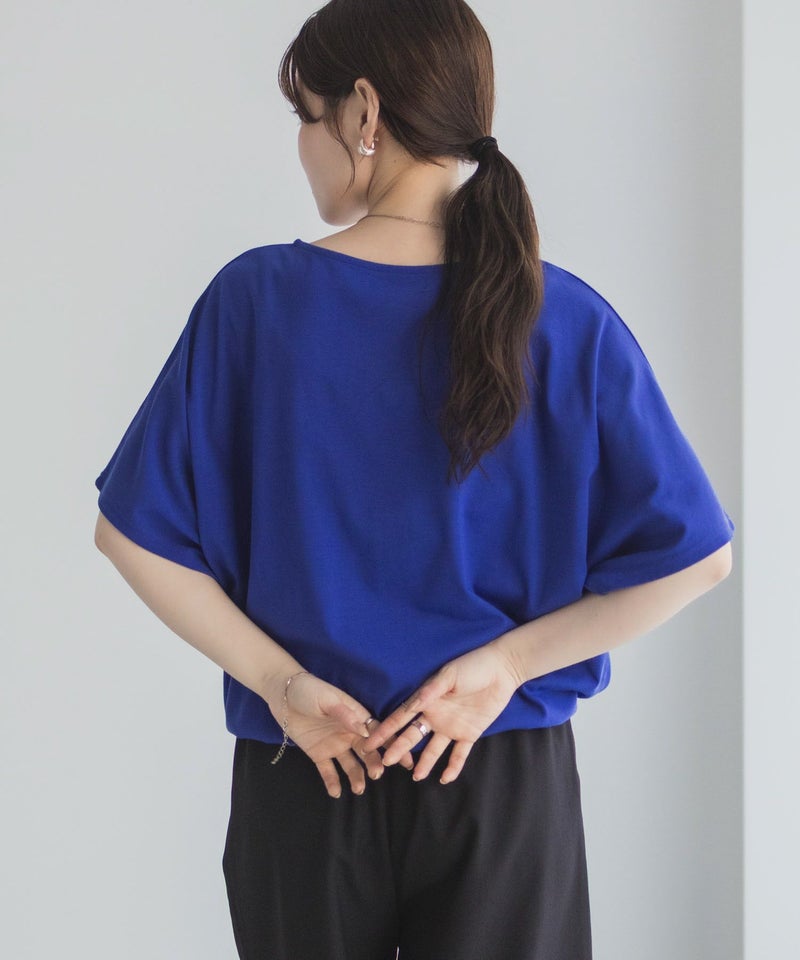 Idnes 裾ドロストカットソー レディース メール便 対応商品商品画像-9