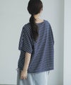 Idnes 裾ドロストボーダーカットソー レディース メール便 対応商品商品サムネイル-16
