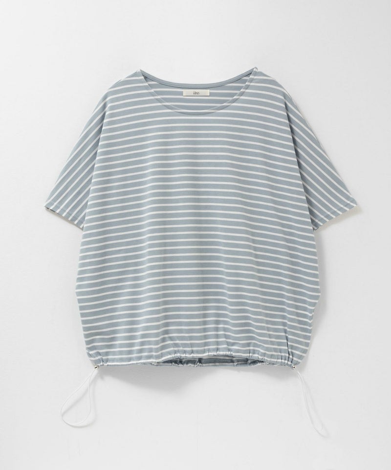 Idnes 裾ドロストボーダーカットソー レディース メール便 対応商品商品画像-23