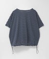 Idnes 裾ドロストボーダーカットソー レディース メール便 対応商品商品サムネイル-26