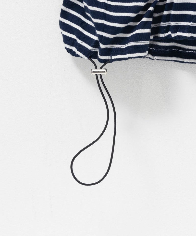 Idnes 裾ドロストボーダーカットソー レディース メール便 対応商品商品画像-29