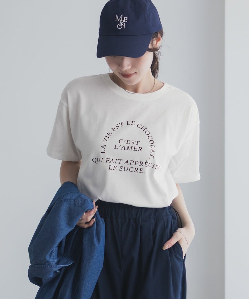 Idnes LavieestロゴTシャツ レディース メール便 対応商品商品画像-1